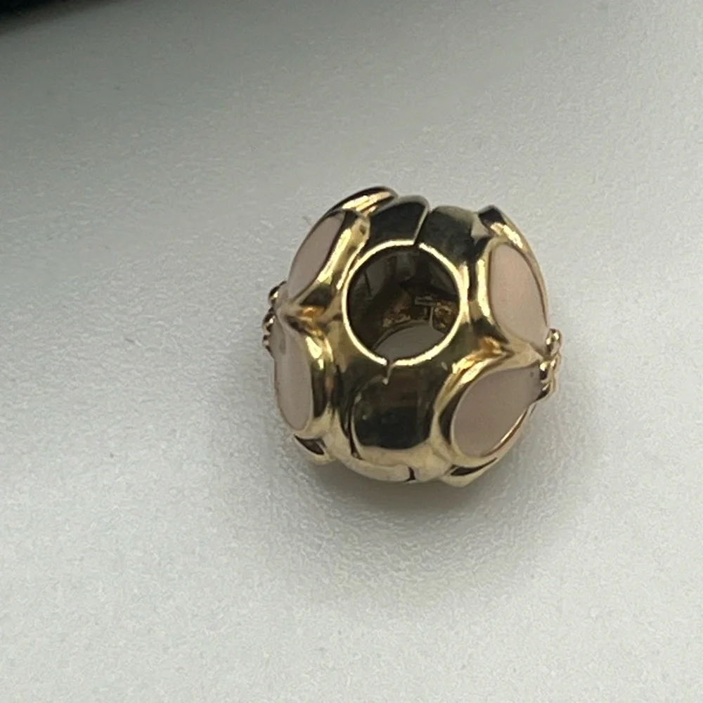 Reserved PANDORA 14K Gold Cherry Blossom Clip Charm - Picture 3 of 6